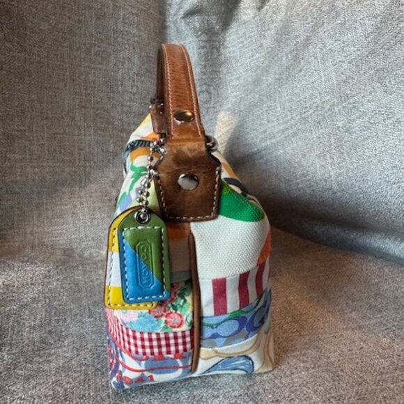 Coach 40430 Hamptons Patchwork Top Handle Bag - Picture 3 of 7